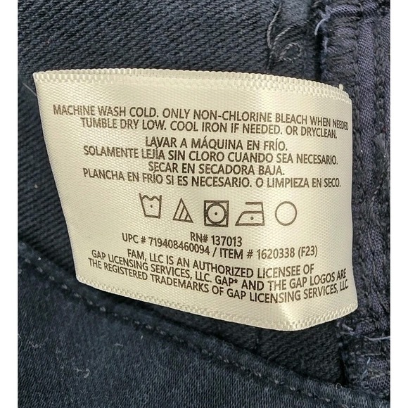 Banana Republic Jeans Mens 38x29 Blue Slim Fit Straight Stretch 5 Pocket Pants - Picture 7 of 7